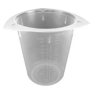 80098 Polypropylene Tri-Pour Disposable Beaker, 1000mL Capacity (Case of 100) 80098 Polypropylene Tri-Pour Disposable Beaker, 1000mL Capacity (Case of 100)