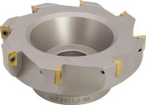 6" 90° Indexable Face (Shell) Mill, for Square Shoulder Milling, 1 1/2" Arbor Hole Diameter, 8 Flute, with 8 pcs APKT1604 Carbide Inserts 6" 90° Indexable Face (Shell) Mill, for Square Shoulder Milling, 1 1/2" Arbor Hole Diameter, 8 Flute, with 8 pcs APKT1604 Carbide Inserts