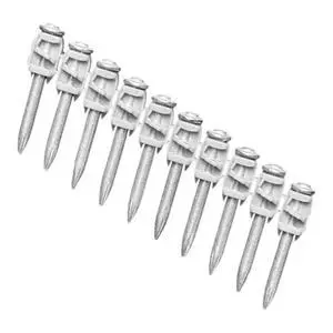 1¼ Concrete Nails Compatible With Hilti BX4 1,000 Count Collated Flat Head Shoot-Drive Nails with Hardened Steel Shank Heavy-Duty Fasteners for Concrete, Masonry & Construction Projects 1¼ Concrete Nails Compatible With Hilti BX4 1,000 Count Collated Flat Head Shoot-Drive Nails with Hardened Steel Shank Heavy-Duty Fasteners for Concrete, Masonry & Construction Projects