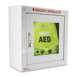 80000855 AED Plus Standard Size Cabinet with Audible Alarm - Metal - White 80000855 AED Plus Standard Size Cabinet with Audible Alarm - Metal - White