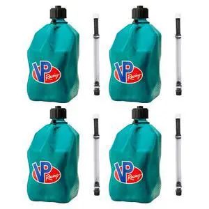 3622-CA, 5.5-Gallon Square Motorsport Jug Caribbean w/ 14" Deluxe Hose Close-Trimmed Cap and Neck for Tight Seal (4 Pack) 3622-CA, 5.5-Gallon Square Motorsport Jug Caribbean w/ 14" Deluxe Hose Close-Trimmed Cap and Neck for Tight Seal (4 Pack)