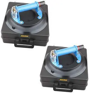 A Pair of 10" Vacuum Suction Cups for Glass & Granite Lifting,Heavy Duty Glass Lifter with metal Handle,Suction Cup with Hand Pump, with Free Case A Pair of 10" Vacuum Suction Cups for Glass & Granite Lifting,Heavy Duty Glass Lifter with metal Handle,Suction Cup with Hand Pump, with Free Case