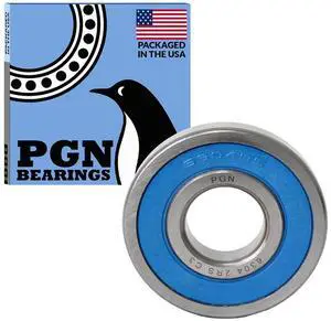 PGN (50 Pack) 6304-2RS Bearing - Lubricated Chrome Steel Sealed Ball Bearing - 20x52x15mm Bearings with Rubber Seal & High RPM Support PGN (50 Pack) 6304-2RS Bearing - Lubricated Chrome Steel Sealed Ball Bearing - 20x52x15mm Bearings with Rubber Seal & High RPM Support