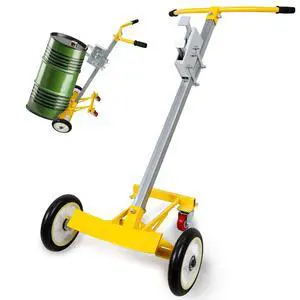 55 Gallon Drum Dolly, 4 Wheels Upgraded Heavy-Duty Barrel Dolly, 1200lbs Steel Bucket Dollies for Garages Warehouse Workshopp, Stable and Easy to Operate 55 Gallon Drum Dolly, 4 Wheels Upgraded Heavy-Duty Barrel Dolly, 1200lbs Steel Bucket Dollies for Garages Warehouse Workshopp, Stable and Easy to Operate