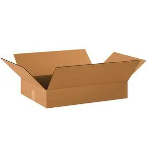 P2014375PK Flat Corrugated Boxes, 20" L x 14" W x 3" H, Kraft (Pack of 75) P2014375PK Flat Corrugated Boxes, 20" L x 14" W x 3" H, Kraft (Pack of 75)