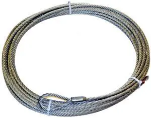 61950 Winch Accessory: Galvanized Aircraft Steel Cable Wire Rope, 7/16" Diameter x 90' Length, 16,500 lb Capacity 61950 Winch Accessory: Galvanized Aircraft Steel Cable Wire Rope, 7/16" Diameter x 90' Length, 16,500 lb Capacity