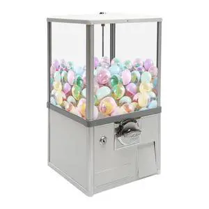 25-Cent Vending Machines, Coin Operated Commercial Large Capacity Gumball Machine Commercial Mini Dispenser Prize Machine for Game Stores Retail Stores & Amusement Parks (White) 25-Cent Vending Machines, Coin Operated Commercial Large Capacity Gumball Machine Commercial Mini Dispenser Prize Machine for Game Stores Retail Stores & Amusement Parks (White)