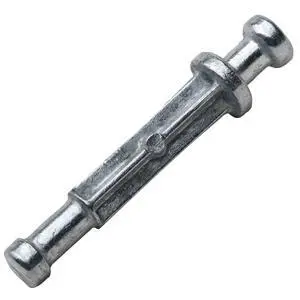 2500 Pack System 6 Double-Ended Dowel for Back to Back 3/4" (19mm) Panel Sharing Applications, 3/16" (5mm) Double Ended Push-in, Cam Lock Connectors for Furniture Cam Lock Fasteners, Zinc, R015 2500 Pack System 6 Double-Ended Dowel for Back to Back 3/4" (19mm) Panel Sharing Applications, 3/16" (5mm) Double Ended Push-in, Cam Lock Connectors for Furniture Cam Lock Fasteners, Zinc, R015
