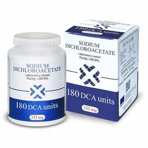 DCA - Sodium Dichloroacetate 333mg - Purity >99.9%, Made in Europe, by, Certificate of Analysis Included, Tested in a Certified Laboratory, 180 Units DCA - Sodium Dichloroacetate 333mg - Purity >99.9%, Made in Europe, by, Certificate of Analysis Included, Tested in a Certified Laboratory, 180 Units