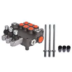 ALL-CARB Hydraulic Valve 3 Spool Hydraulic Directional Control Valve Double Acting Control Valve 21GPM 3625PSI SAE Ports ALL-CARB Hydraulic Valve 3 Spool Hydraulic Directional Control Valve Double Acting Control Valve 21GPM 3625PSI SAE Ports