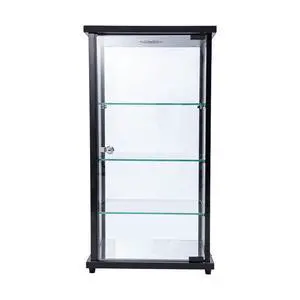 Infinity Countertop Glass Display Case (Ready to Assemble) - 12-1/4"W x 14-1/4"D x 27-1/4"H - Showcase Cabinet Bookcase with Lock, Perfect for Displaying Smaller Items Infinity Countertop Glass Display Case (Ready to Assemble) - 12-1/4"W x 14-1/4"D x 27-1/4"H - Showcase Cabinet Bookcase with Lock, Perfect for Displaying Smaller Items