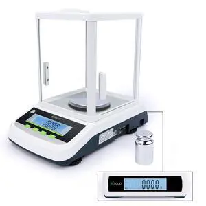 500g x 0.001g Analytical Balance, High Precision 1mg Digital Lab Scale, 2 LCD Screens, RS232 & USB Interface, 19 Weighing Units 500g x 0.001g Analytical Balance, High Precision 1mg Digital Lab Scale, 2 LCD Screens, RS232 & USB Interface, 19 Weighing Units