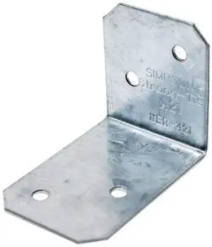 A21 2 in. x 1-1/2 in. x 1-3/8 in. Galvanized Angle (Single Unit) A21 2 in. x 1-1/2 in. x 1-3/8 in. Galvanized Angle (Single Unit)