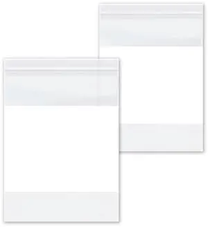 PSBM 1000 Count 4 Mil 10 Inch x 13 Inch, White Block Reclosable Poly Bags, With Write-On Block, Clear Zip Plastic Bag, Lock Seal Zipper For Packing, Storing, Organizing & Shipping Products PSBM 1000 Count 4 Mil 10 Inch x 13 Inch, White Block Reclosable Poly Bags, With Write-On Block, Clear Zip Plastic Bag, Lock Seal Zipper For Packing, Storing, Organizing & Shipping Products