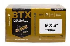 BTX93#9 by 3-inch T-25-drive bit Bronze Star Flat Head Screws-Exterior,(2000 per Box) BTX93#9 by 3-inch T-25-drive bit Bronze Star Flat Head Screws-Exterior,(2000 per Box)