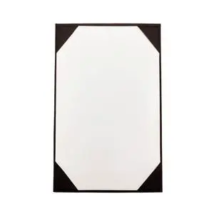 Menu Holders Made of Premium Faux Leather - Single Panel (10-Pack) s Single Page (Brown, 8.5" x 14") Menu Holders Made of Premium Faux Leather - Single Panel (10-Pack) s Single Page (Brown, 8.5" x 14")