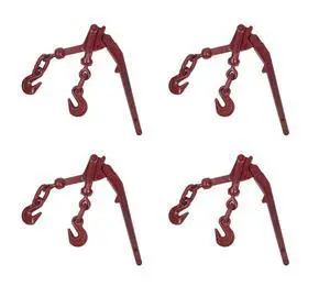 (4 Pack) Lever Style Recoilless Snap Binders 3/8"-1/2" G70 Chain Binder 9200 Lbs Working Load Limit | Lever Chain Binders for Flatbed Truck Trailer (4 Pack) Lever Style Recoilless Snap Binders 3/8"-1/2" G70 Chain Binder 9200 Lbs Working Load Limit | Lever Chain Binders for Flatbed Truck Trailer