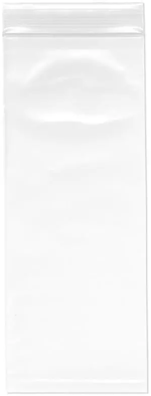 4" x 10" (Case of 2,000), 4 Mil Heavy Duty Zipper Reclosable Plastic Bags 4" x 10" (Case of 2,000), 4 Mil Heavy Duty Zipper Reclosable Plastic Bags