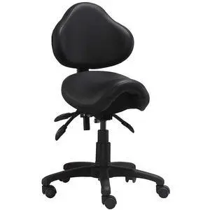 Ergonomic Adjustable Rolling Saddle Stool Chair with Back Wheels Support for Clinic Hospital Pharmacy Medical Beauty Lab Exam Office Technician Physical Therapy, Single, Set of 1 Ergonomic Adjustable Rolling Saddle Stool Chair with Back Wheels Support for Clinic Hospital Pharmacy Medical Beauty Lab Exam Office Technician Physical Therapy, Single, Set of 1