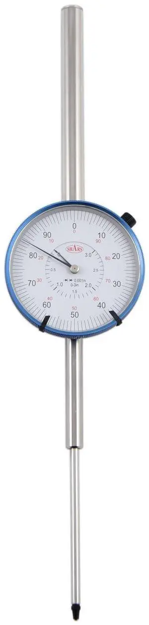 3" High Precision Large White Dial Indicator, 0.001" Graduation, 0-100 Reading AGD3 NEW 303-3216 R 3" High Precision Large White Dial Indicator, 0.001" Graduation, 0-100 Reading AGD3 NEW 303-3216 R
