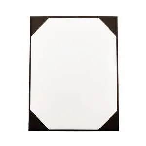 Menu Holders Made of Premium Faux Leather - Single Panel (10-Pack) s Single Page (Brown, 8.5" x 11") Menu Holders Made of Premium Faux Leather - Single Panel (10-Pack) s Single Page (Brown, 8.5" x 11")