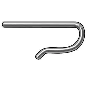 Stainless Steel R-Pins for West Coast Frame Tents, Heavy Duty Commercial Grade, 3.5 Inch Long, 1 Inch Hook Width, 3/16" Thick Locking Pins for Single and Double Tube Fittings, 100 Pack Stainless Steel R-Pins for West Coast Frame Tents, Heavy Duty Commercial Grade, 3.5 Inch Long, 1 Inch Hook Width, 3/16" Thick Locking Pins for Single and Double Tube Fittings, 100 Pack