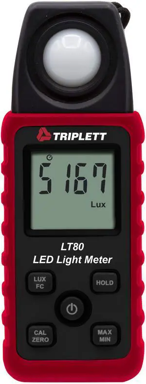 LT80 LED Illuminance/Light Meter up to 400,000 Lux / 40,000 Fc LT80 LED Illuminance/Light Meter up to 400,000 Lux / 40,000 Fc