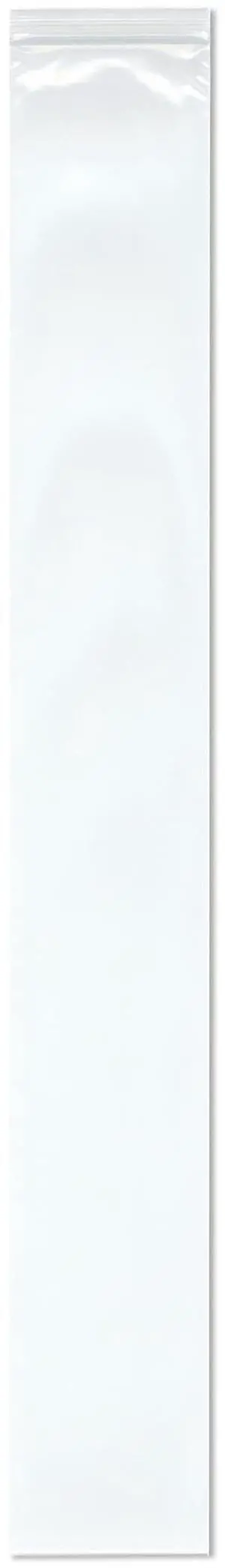 4" x 30" (Case of 1,000), 4 Mil Heavy Duty Zipper Reclosable Plastic Bags 4" x 30" (Case of 1,000), 4 Mil Heavy Duty Zipper Reclosable Plastic Bags