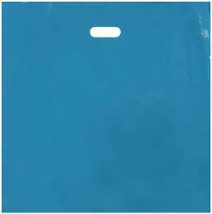 Jumbo Low Density Teal Merchandise Bags - 20"W x 5"D x 20"H - Case of 500 Jumbo Low Density Teal Merchandise Bags - 20"W x 5"D x 20"H - Case of 500