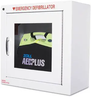 Zoll AED Plus, Wall Cabinet, 9"W, White Zoll AED Plus, Wall Cabinet, 9"W, White