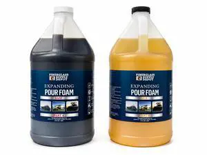 6 Lb. Density Expanding Pour Foam, 2 Part Polyurethane Closed Cell Liquid Foam for Boats, Dock Flotation, Carving, Soundproofing, Filling Voids, and Insulation (2 Gallon Kit) 6 Lb. Density Expanding Pour Foam, 2 Part Polyurethane Closed Cell Liquid Foam for Boats, Dock Flotation, Carving, Soundproofing, Filling Voids, and Insulation (2 Gallon Kit)