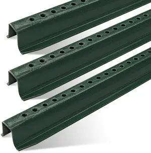 U Channel Sign Post, 6 Feet Tall 2 LBS Steel per Foot, Medium Weight Slim Post, Baked on Green Enamel, (3 Pack) U Channel Sign Post, 6 Feet Tall 2 LBS Steel per Foot, Medium Weight Slim Post, Baked on Green Enamel, (3 Pack)