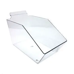 Clear Slatwall Bins, Medium Bin 6" L x 5.5" H x 9.5" D - 10 Pack Clear Slatwall Bins, Medium Bin 6" L x 5.5" H x 9.5" D - 10 Pack