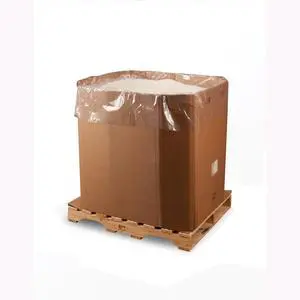54" x 44" x 96" x 2 mil Clear Eco-Manufactured Plastic Bin and Gaylord Liners (Roll of 45) 54" x 44" x 96" x 2 mil Clear Eco-Manufactured Plastic Bin and Gaylord Liners (Roll of 45)