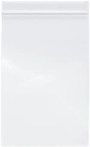 6" x 9" (Case of 2,000), 2 Mil Zipper Reclosable Plastic Bags 6" x 9" (Case of 2,000), 2 Mil Zipper Reclosable Plastic Bags