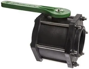 Green Leaf V300FP Polypropylene Bolted Ball Valve, Full Port, 3" NPT Female Green Leaf V300FP Polypropylene Bolted Ball Valve, Full Port, 3" NPT Female