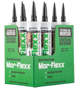 Mor-Flexx Textured Caulk, 10.5 oz (Pack of 12) Mor-Flexx Textured Caulk, 10.5 oz (Pack of 12)