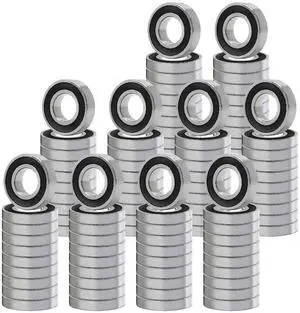 6204-2RS Ball Bearing 20x47x14mm 6204 2RS Rubber Sealed (Qty 100) 6204-2RS Ball Bearing 20x47x14mm 6204 2RS Rubber Sealed (Qty 100)