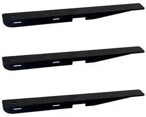 Islandbar Countertop Support Bracket - Set of 3 - 24" Black Powder Coated - Floating Look Hidden Support for Granite, Quartz, Solid Surfaces, etc. - Heavy Duty 500 Pound Capacity Islandbar Countertop Support Bracket - Set of 3 - 24" Black Powder Coated - Floating Look Hidden Support for Granite, Quartz, Solid Surfaces, etc. - Heavy Duty 500 Pound Capacity