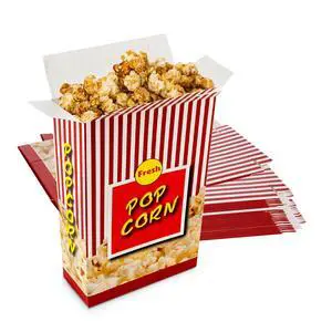 Popcorn Boxes 1.8 oz. - #3.5 Popcorn Buckets for Party - Pack of 750 Popcorn Boxes 1.8 oz. - #3.5 Popcorn Buckets for Party - Pack of 750