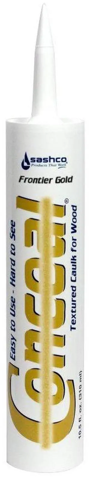 46080-12 Conceal Textured Wood Caulking, 10.5 Ounce Tube, Frontier Gold (Pack of 12) 46080-12 Conceal Textured Wood Caulking, 10.5 Ounce Tube, Frontier Gold (Pack of 12)
