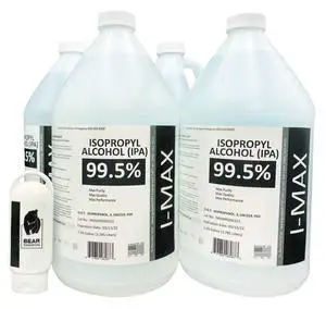 Isopropyl Alcohol 99.5% (4X1 Gallon) High Purity IPA - Made in USA - Includes A Travel Size Bottle Isopropyl Alcohol 99.5% (4X1 Gallon) High Purity IPA - Made in USA - Includes A Travel Size Bottle