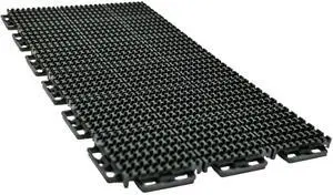 ProTech XT Garage Flooring, Trailer Flooring, Interlocking Traction Tiles, 9 x 18, Black, 24-Pack ProTech XT Garage Flooring, Trailer Flooring, Interlocking Traction Tiles, 9 x 18, Black, 24-Pack
