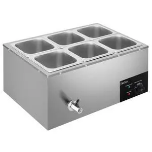110V 6-Pan Commercial Food Warmer, 19QT Electric Steam Table 6 Inch Deep, 1200W Countertop Stainless Steel Food Soup Buffet w/Temperature Control & Lid for Catering, Restaurant, Party 110V 6-Pan Commercial Food Warmer, 19QT Electric Steam Table 6 Inch Deep, 1200W Countertop Stainless Steel Food Soup Buffet w/Temperature Control & Lid for Catering, Restaurant, Party