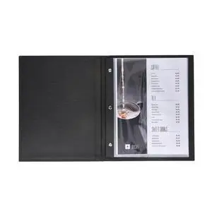 Made of Premium Faux Leather - 10 Views - 8.5" x 11" (10-Pack) (Black) Made of Premium Faux Leather - 10 Views - 8.5" x 11" (10-Pack) (Black)