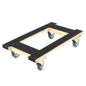H-Dolly Moving Dolly 18 Inch x 30 Inch - Heavy Duty Furniture Dolly with Four Rubber Swivel Casters - Rubber Tread Secures Cargo While Moving Dolly H-Dolly Moving Dolly 18 Inch x 30 Inch - Heavy Duty Furniture Dolly with Four Rubber Swivel Casters - Rubber Tread Secures Cargo While Moving Dolly