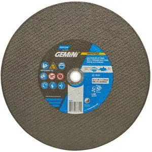 14" X 1/8" X 1"/20MM Reinforced R Sides 5400 RPM Pack of 10-1 Each 14" X 1/8" X 1"/20MM Reinforced R Sides 5400 RPM Pack of 10-1 Each