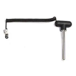 Life Fitness Weight Stack Pin - 7/16" Dia | 4" Locking Space MAGNETIC Universal Weight Stack (aftermarket) Replacement SELECTOR KEY for OEM # 7353001| BLACK T Handle Knob w/ Lanyard Life Fitness Weight Stack Pin - 7/16" Dia | 4" Locking Space MAGNETIC Universal Weight Stack (aftermarket) Replacement SELECTOR KEY for OEM # 7353001| BLACK T Handle Knob w/ Lanyard