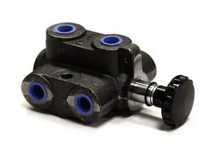 Metro Six Port - Two-Position Double Selector Valves: 20 GPM, 3000 PSI With 3/8 NPT Port Size, 280379 Metro Six Port - Two-Position Double Selector Valves: 20 GPM, 3000 PSI With 3/8 NPT Port Size, 280379