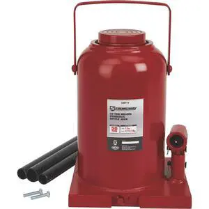50-Ton Hydraulic Bottle Jack with Welded Base 50-Ton Hydraulic Bottle Jack with Welded Base